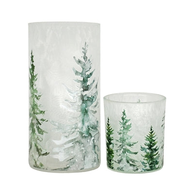 Woodland Pines Pillar Jar