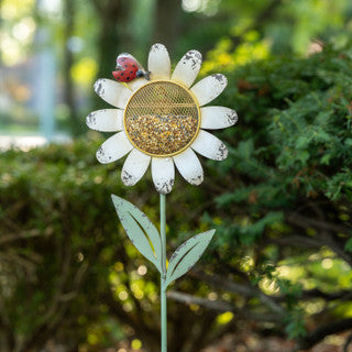 Daisy Bird feeder w/ Ladybug