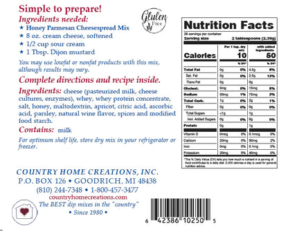 Honey Parmesan Cheese spread Mix