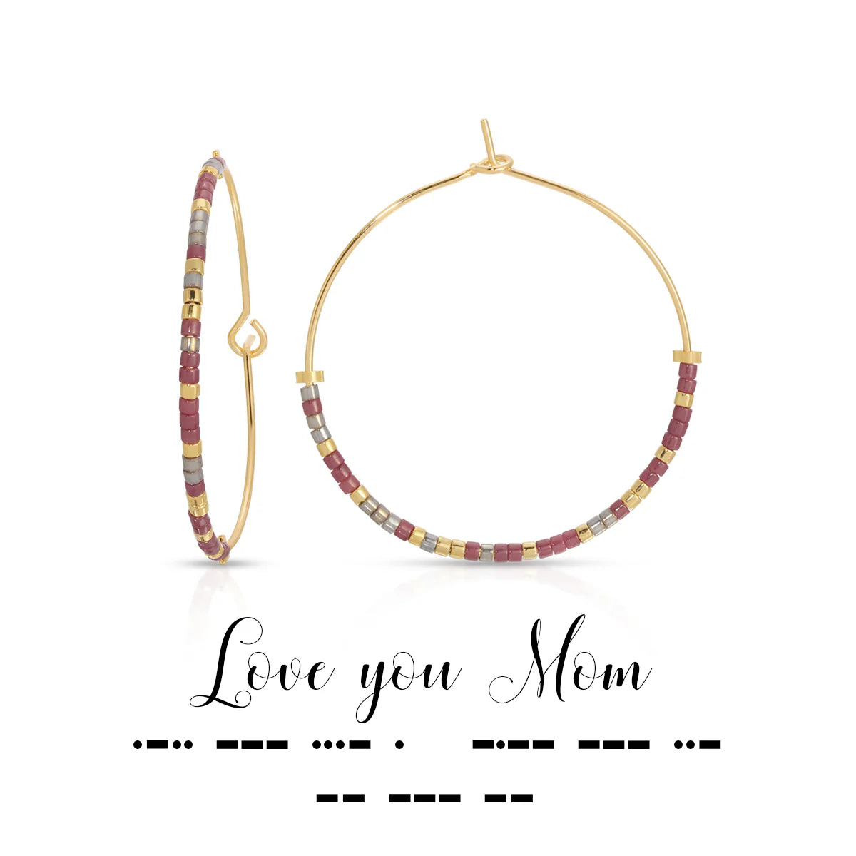 Love You Mom - Earrings