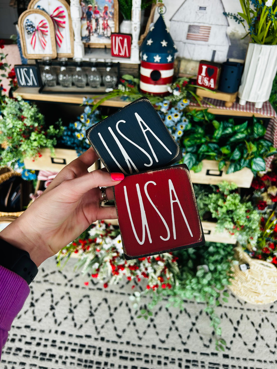 USA Wood Block