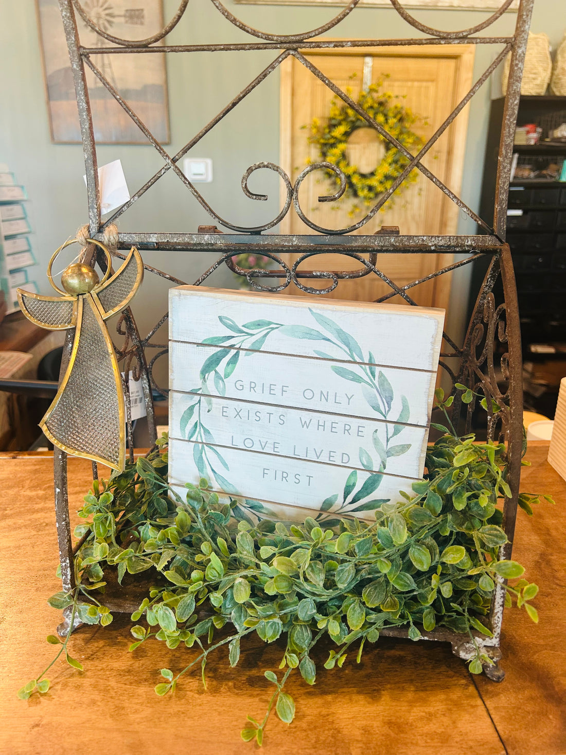 Rustic Lantern Bereavement Gift