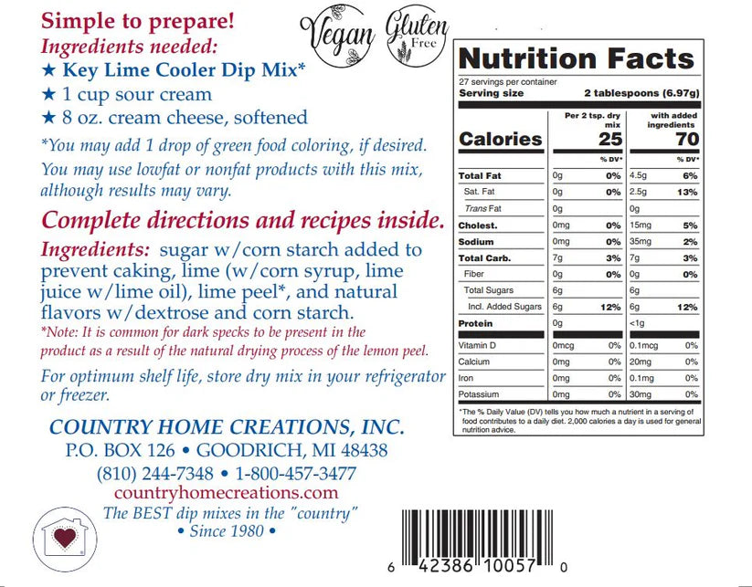 Key Lime Cooler Dip