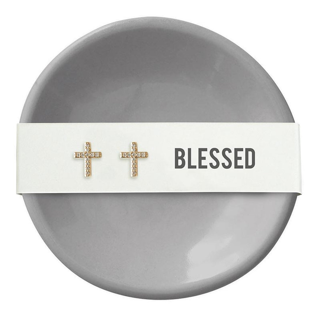 Blessed - Dish & Earrings