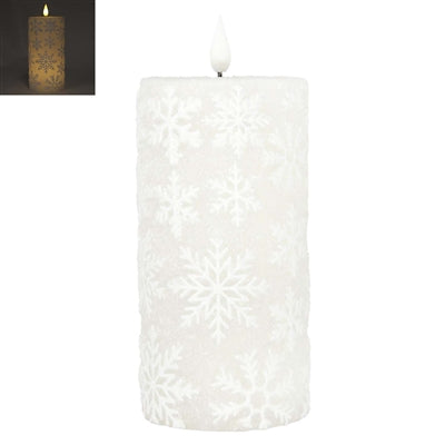 Snowflake LED Pillar