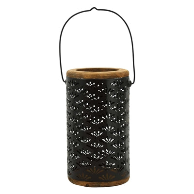 Black Cutout Lantern