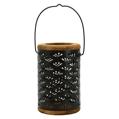 Black Cutout Lantern