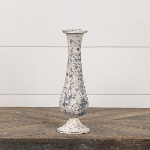 Grey Metal Vase