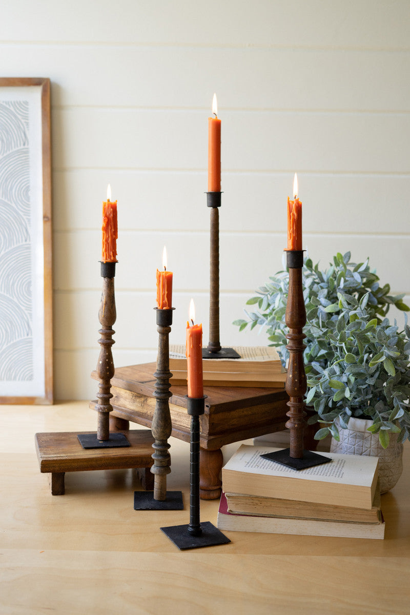 Spindle Taper Candle Holder