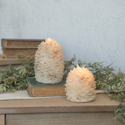 Pinecone Candle