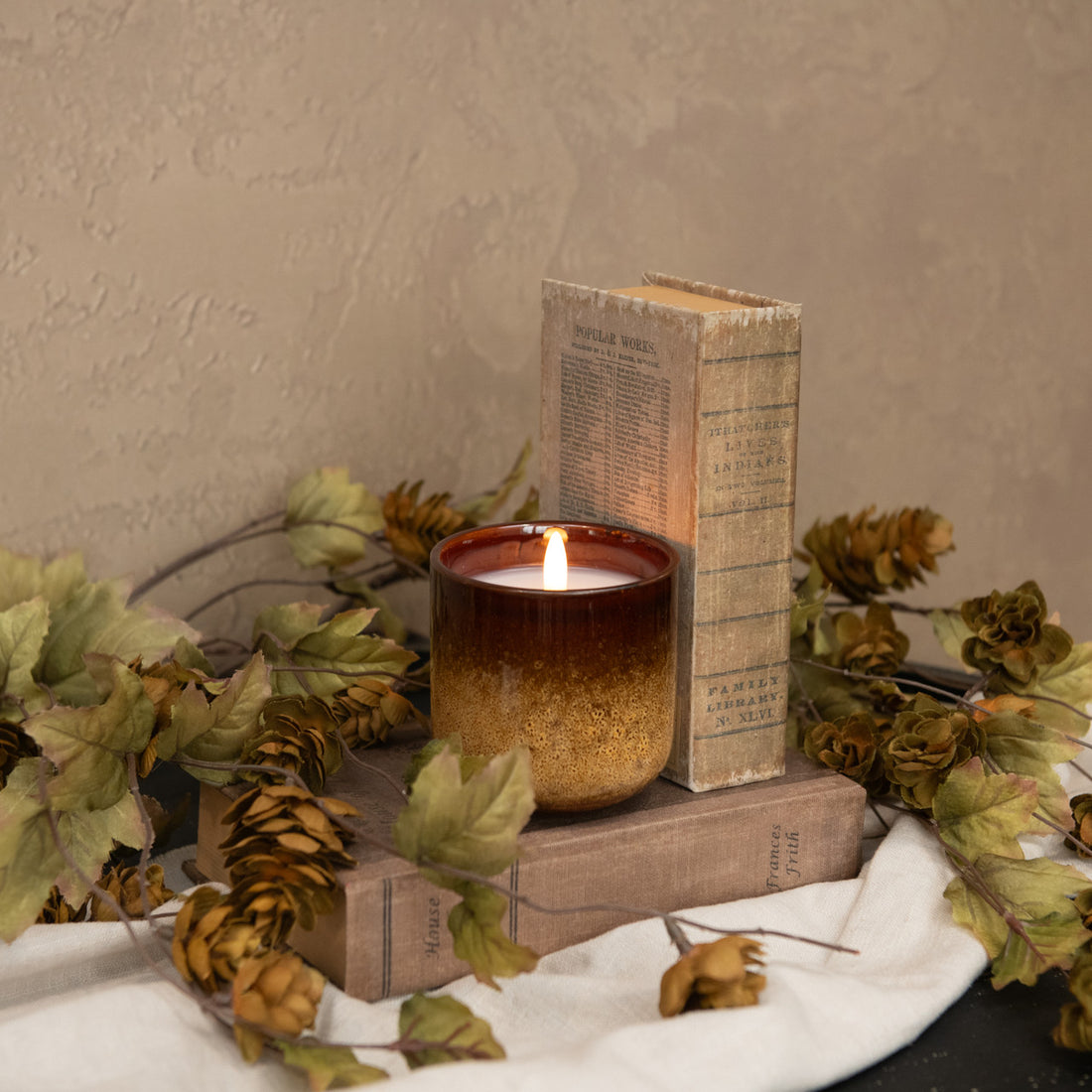 3D Flame Ceramic Candle