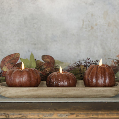 Bronze Pumpkin Candle