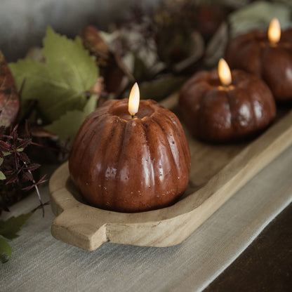 Bronze Pumpkin Candle