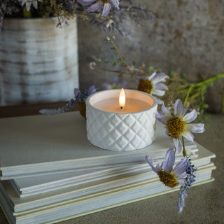 Grid Cement Candle