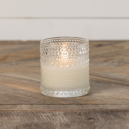 Dotted Glass 3D Candle