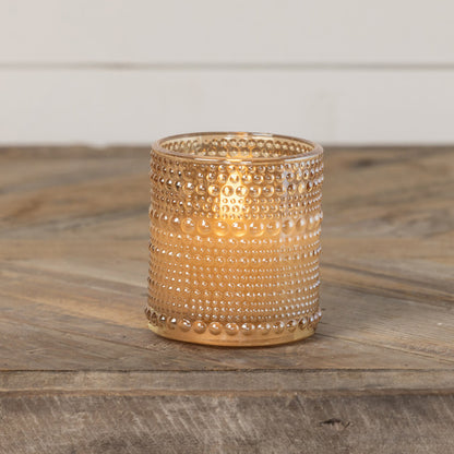 Dotted Glass 3D Candle