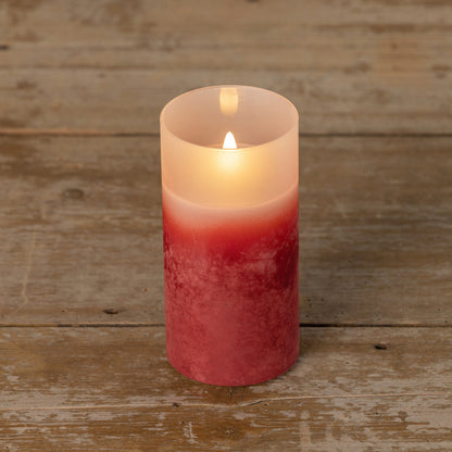 Red Frosted Candle