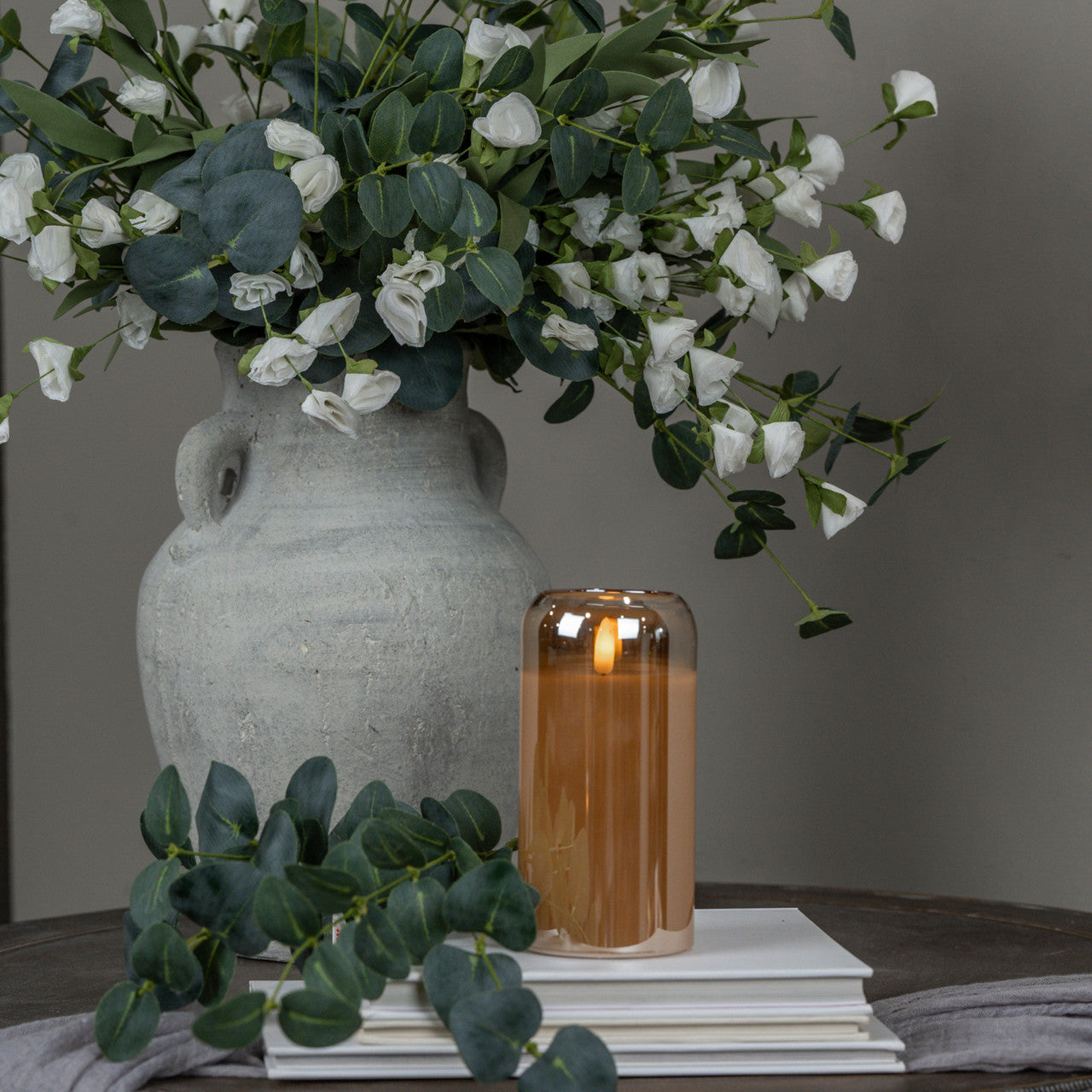 Arched Glass Candled