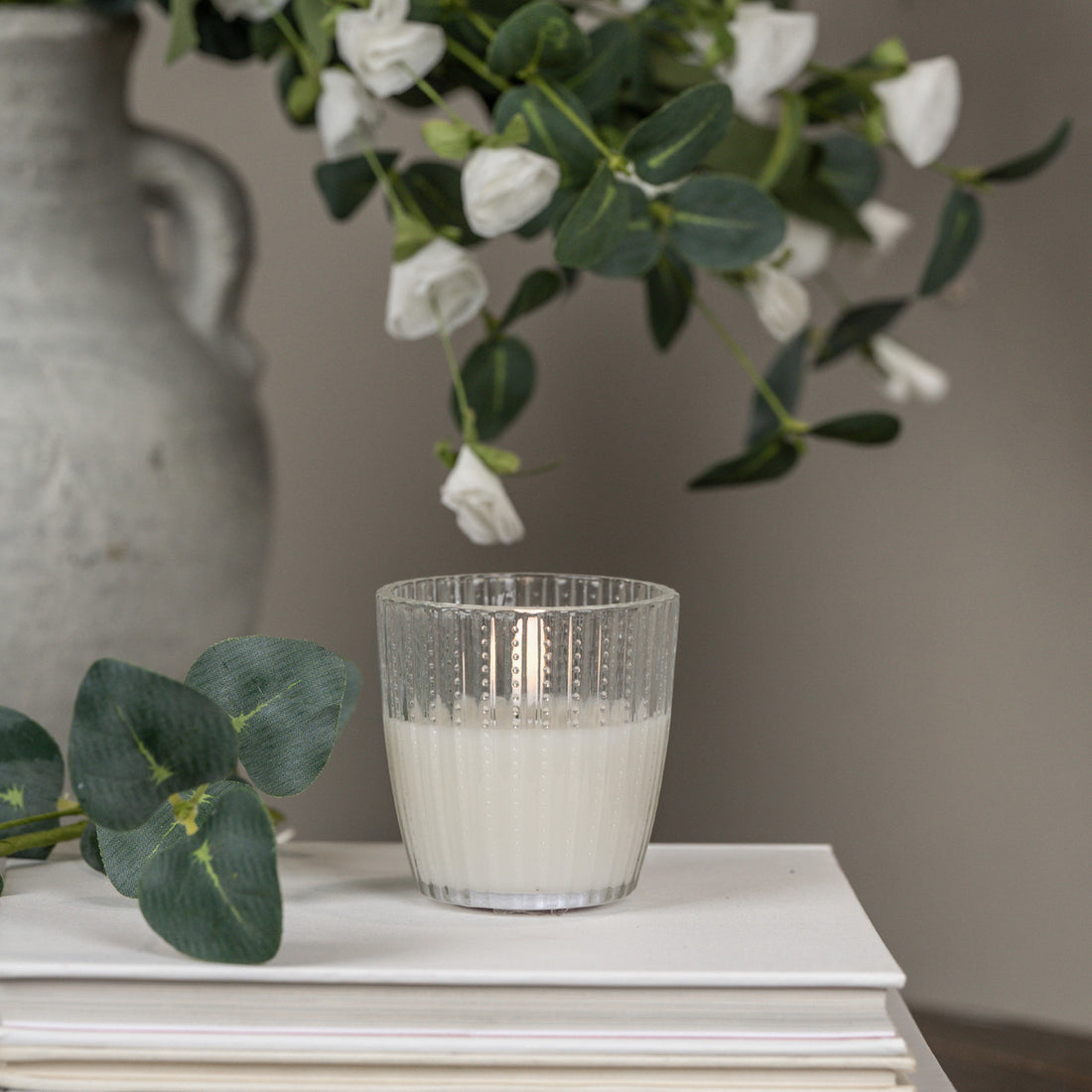 Beaded Glass 3D Candle