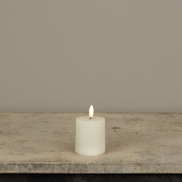 Fluted Pillar Candle