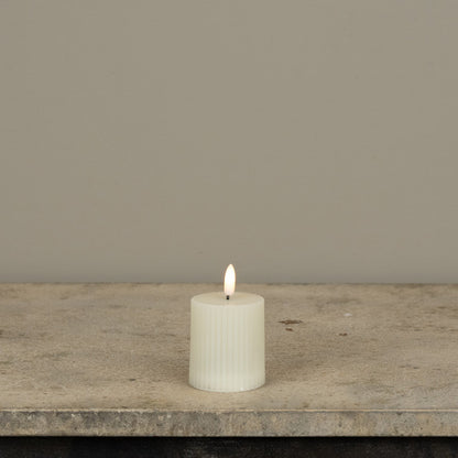 Fluted Pillar Candle