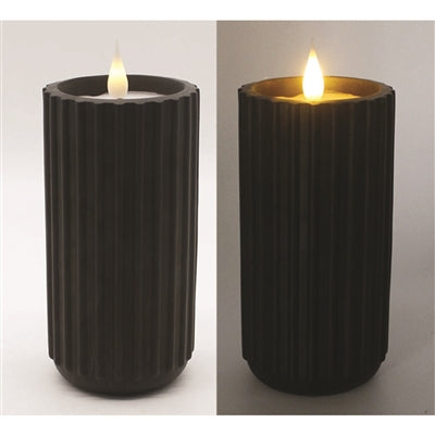 Ribbed LED Candle