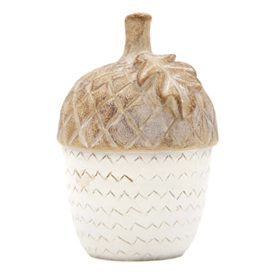 Brown &amp; Tan Resin Acorn