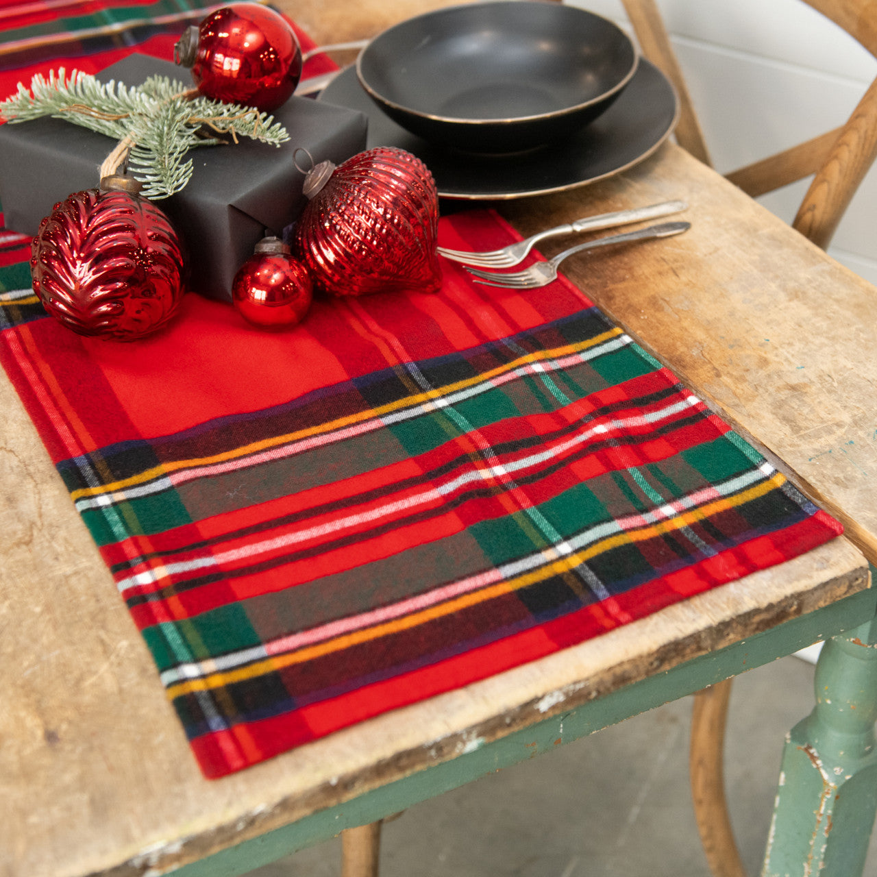 Tartan Table Runner