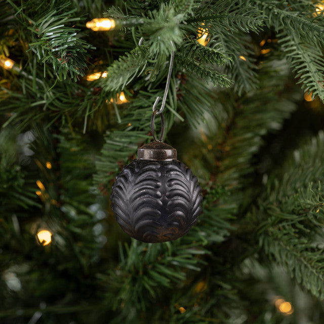 Black Filigree Kugal Ornament