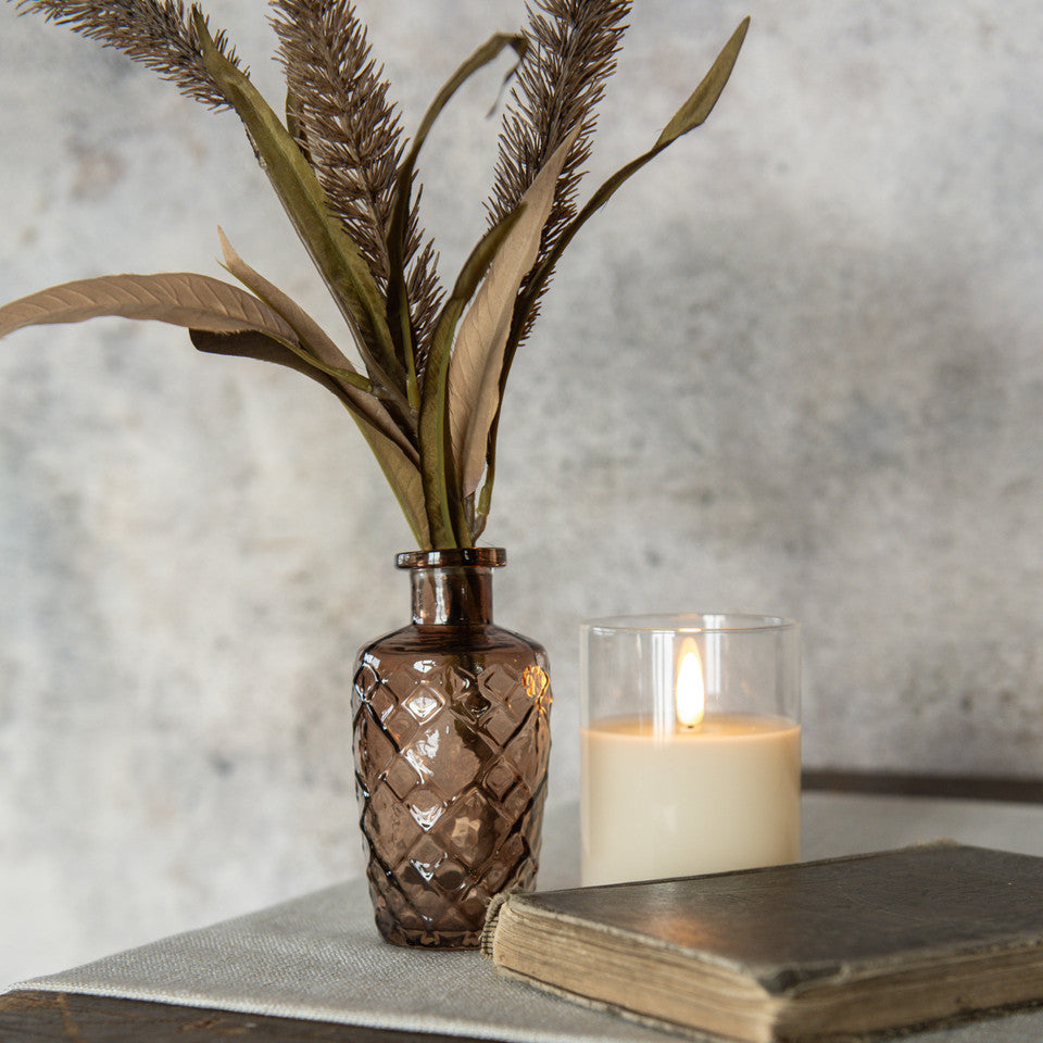 Amber Bud Vase