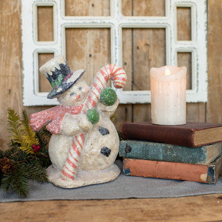Candy Cane Snowman