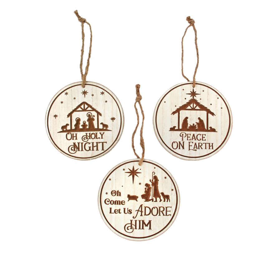 Holy Night Ornament Set