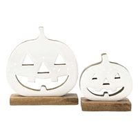 White Enamel Jack-O&