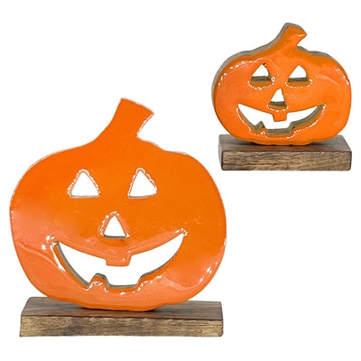 Orange Enamel Jack O&