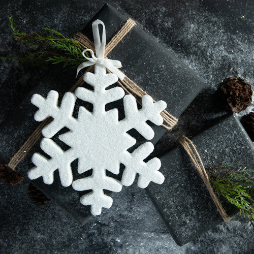 White Snowflake Ornament