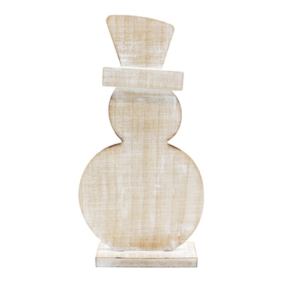 Wooden Snowman