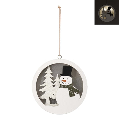 Snowman Round Hanger