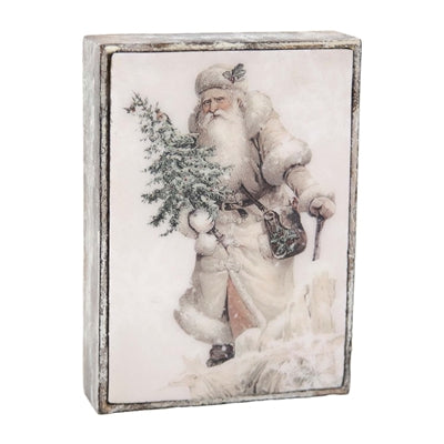 Vintage Santa Block
