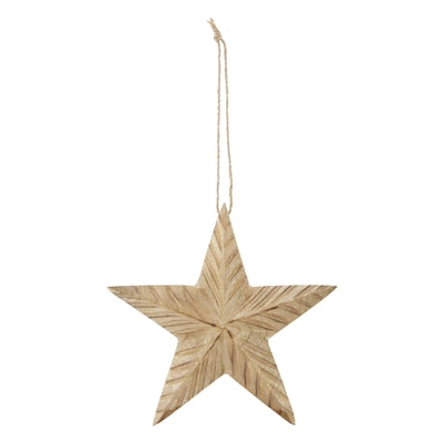 Wood Star Ornament