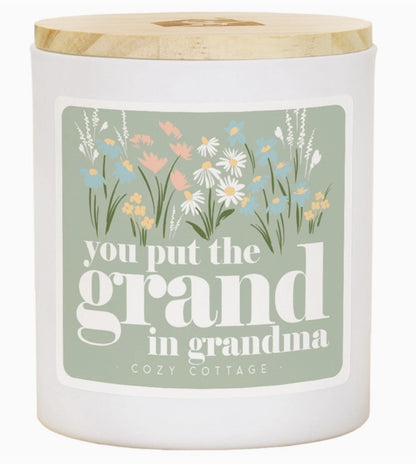 Grand in Grandma Candle