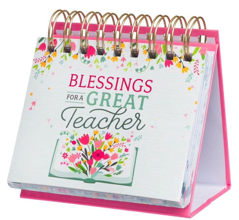 Blessings for a Great Teacher: Desktop Calendar