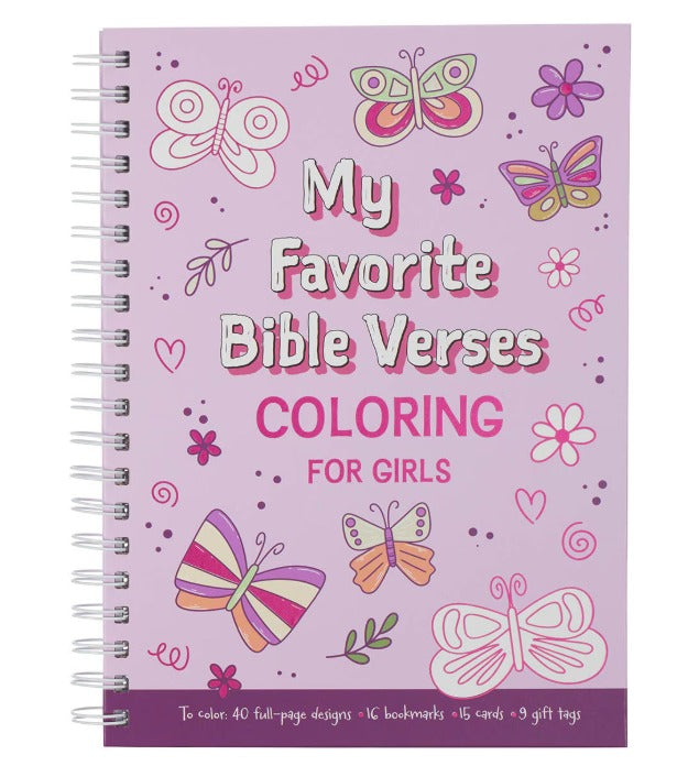 My Favorite Bible Verses Coloring Book for Girls