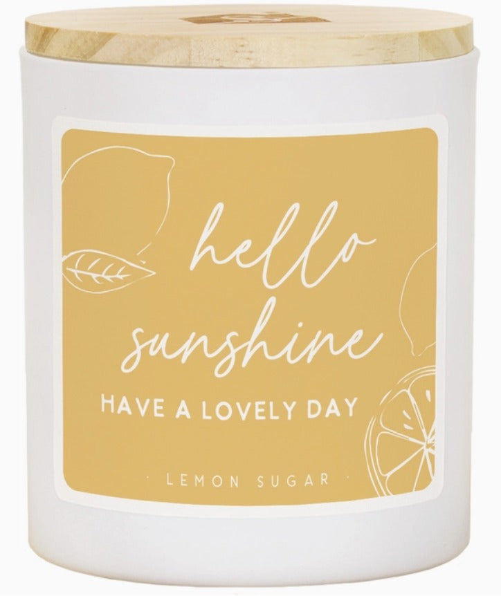 Hello Sunshine Candle