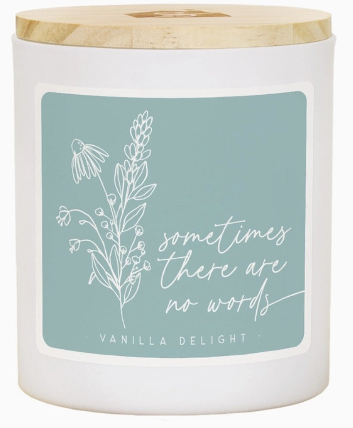 No Words Candle