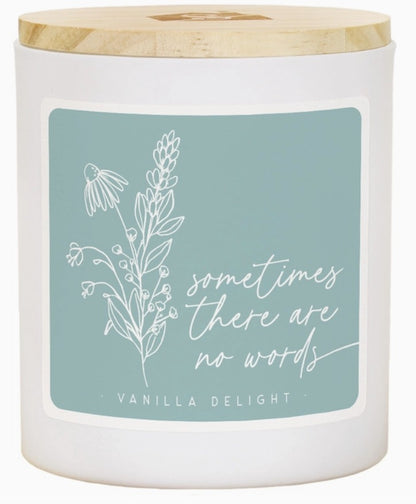 No Words Candle