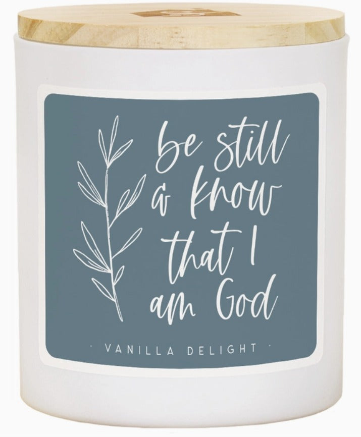 Be Still and Know Candle