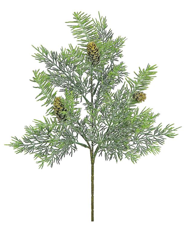 Snow Mixed Cedar, Pine &amp; Cone Pick