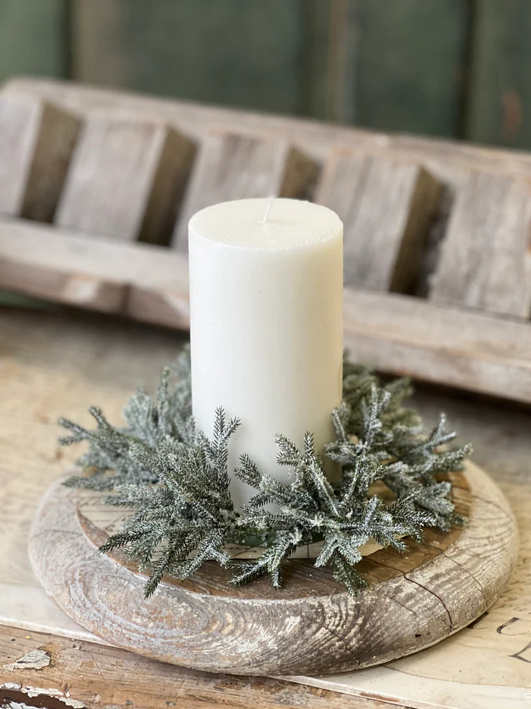 Snowslip Pine Candle Ring