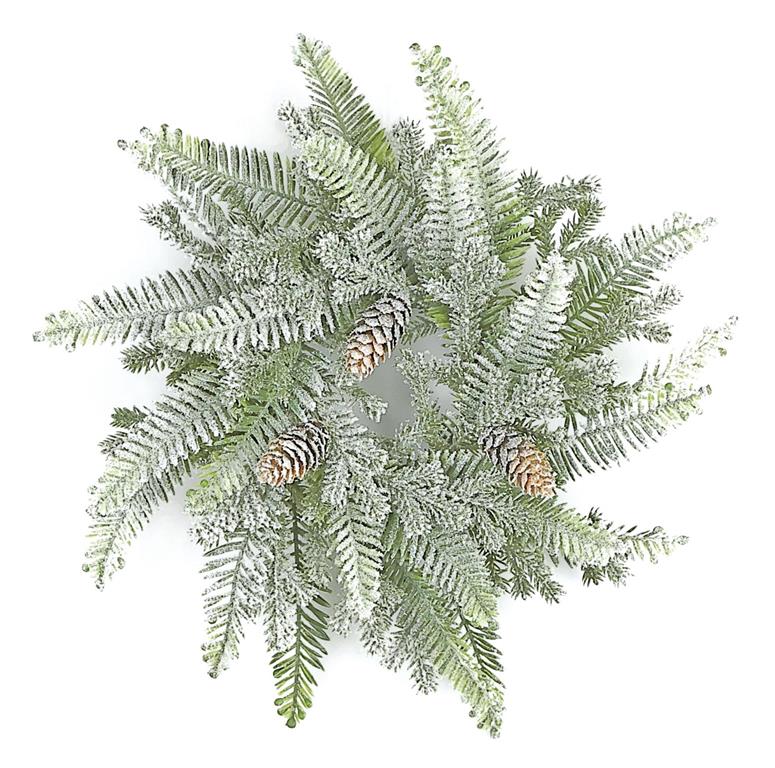 Frosted Hemlock Wreath