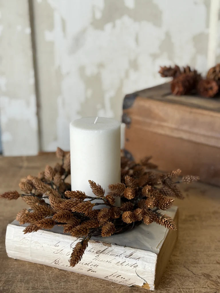 Plethora Pinecones Candle Ring
